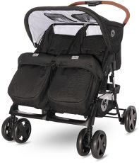 Дитяча коляска для двійні Lorelli Twin BLACK (10020072185)